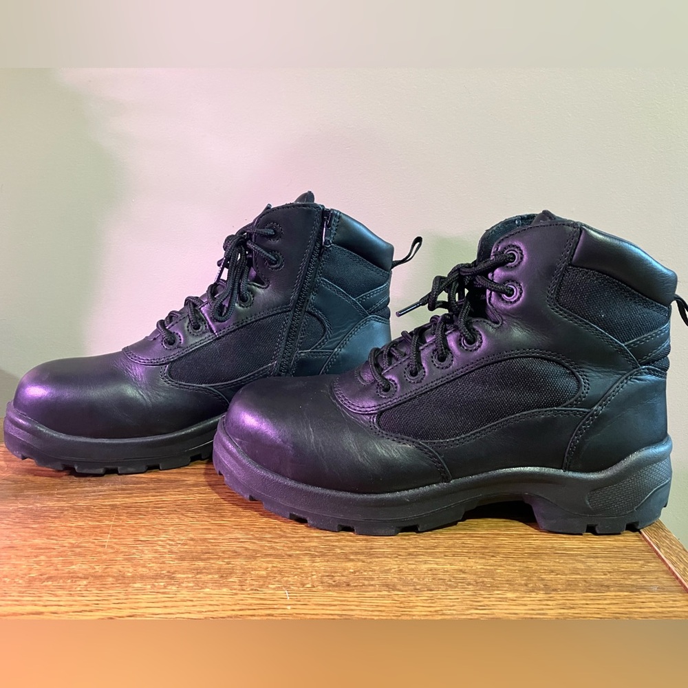 Worx by Red Wing Electrum Safety Toe Zip Up Boot Size 11 Wide 6 inch Height